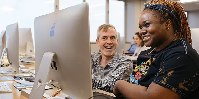 KU applied cybersecurity degree student in the Bachelor’s Degree in Cybersecurity program.