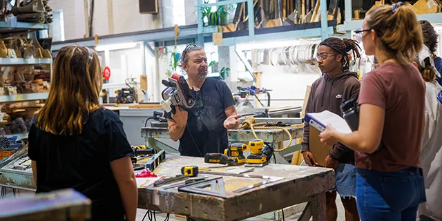 University of Kansas getting hands-on experience in architectural engineering studio