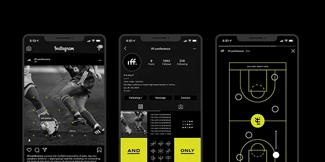 Images of smartphone designs created by master of interaction design students at KU