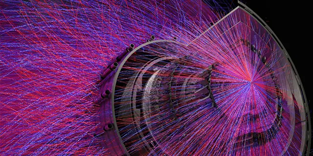 The visual results of master of physics students at KU conducting quantum experiments in a physics research lab