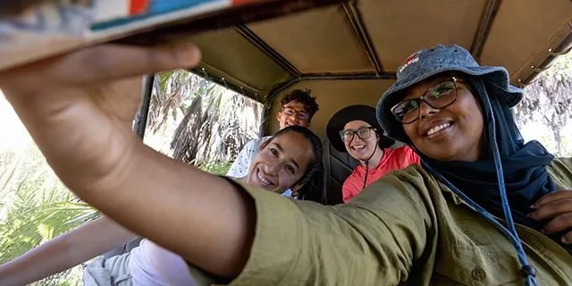 Master of sociology students on a study abroad trip