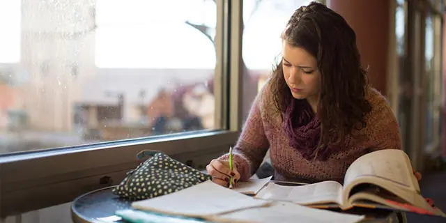 Master of spanish student reviewing Spanish literature